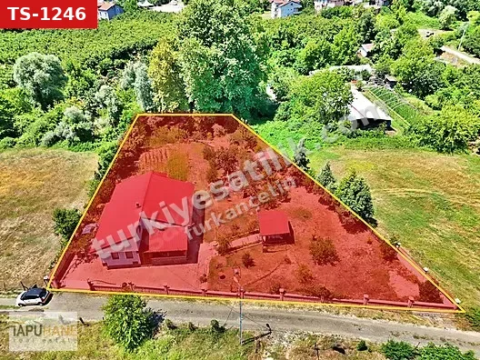 TAPUHANE'DEN KAZİMİYE KÖYÜNDE 1.932M2 ARSA İÇİNDE MÜSTAKİL EV